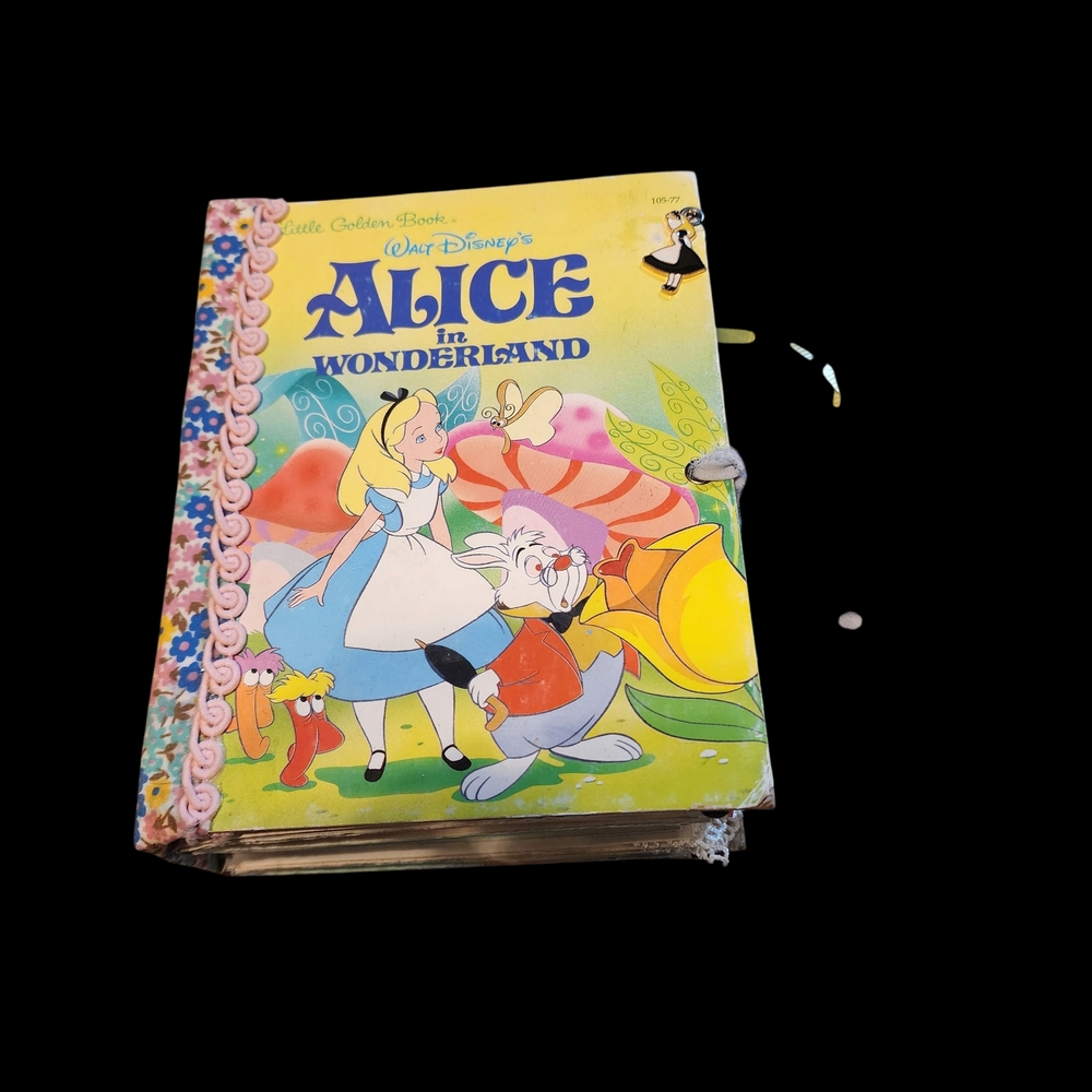 Alice in Wonderland Journal - Homemade